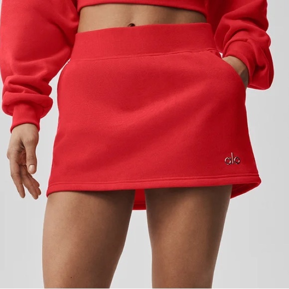 ALO Yoga Dresses & Skirts - Alo Yoga Accolade Skirt Bright Red XXS